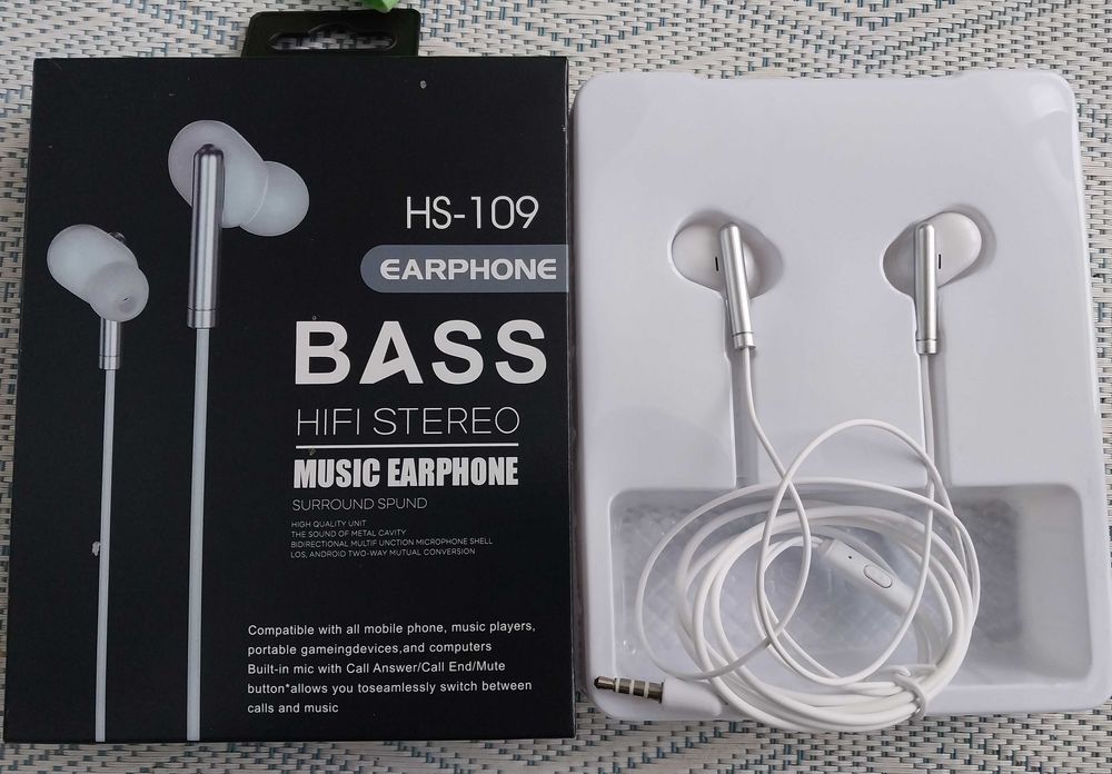 Наушники вакуумные BASS EarPhone 3,5 мм