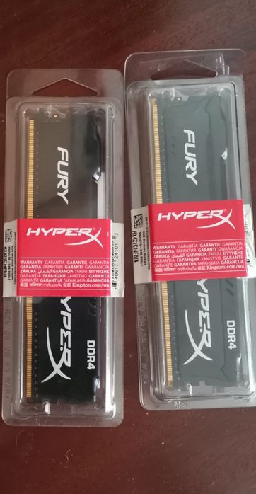 Memorias hyper X fury ddr 4 2x4gb 2133mhz