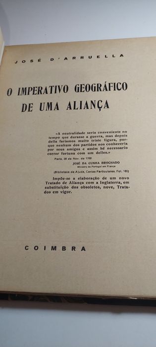 O Imperativo Geográfico de uma Aliança - José D' Arruella
