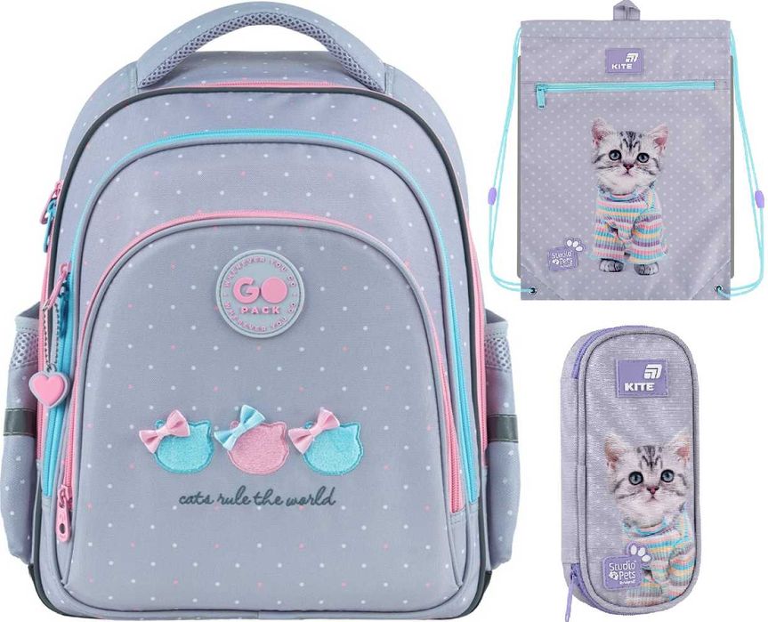 Шкільний набір GoPack Kite Education SET GO26-2606S рюкзак пенал сумка