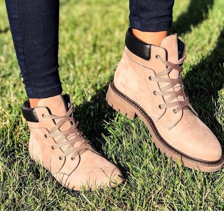 Черевики натуральна шкіра, нубук 37,38,39 р