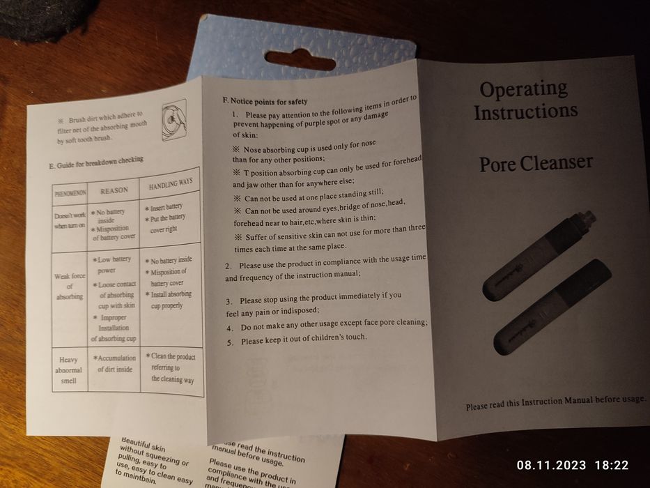 Вакуумный очиститель пор, устройство для удаления черных точек на лице