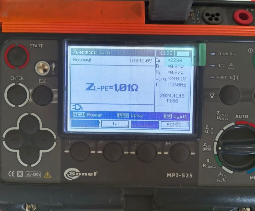 Elektryk, przegląd elektryczny, pomiary elektryczne