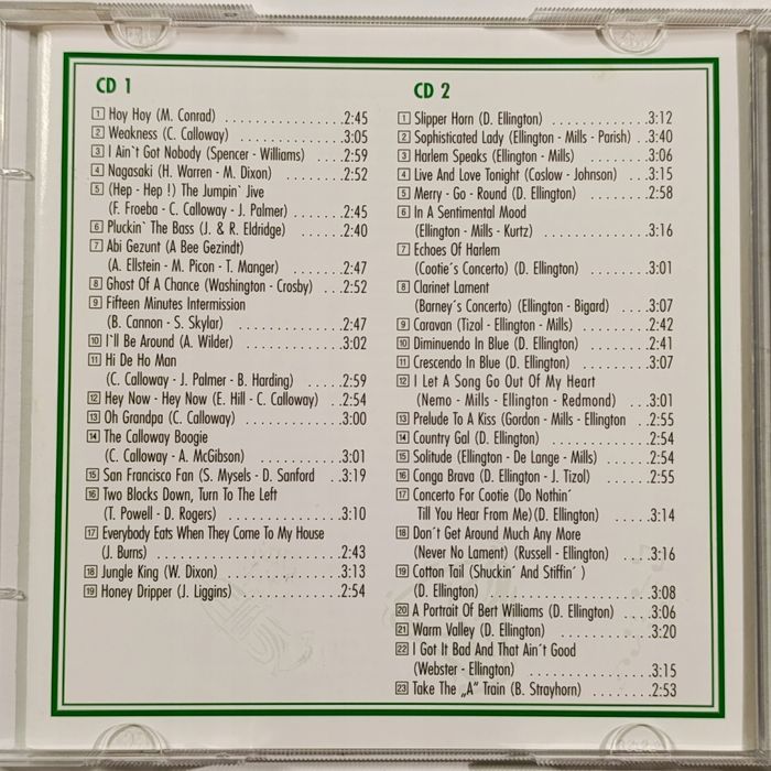 Cab Calloway/Duke Ellington- Sophisticated Lady - 2 CD -- 5499