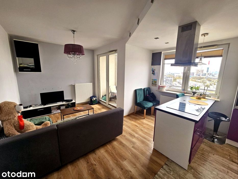 Funkcjonalne 2-pokojowe mieszkanie 43 m², 11 piętro z panoramą miasta