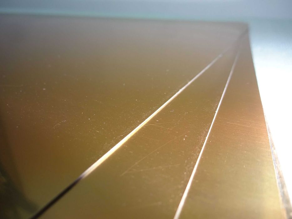 Blacha złota aluminium