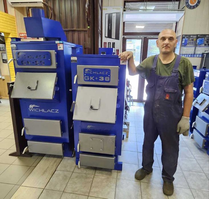 Котел Обмін на Авто для ЗСУ  твердопаливний котел Віхлач 13-50 кВт