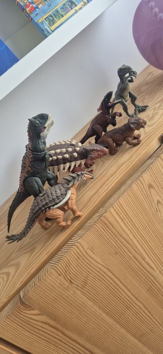 Dinozaury z serii jurassic world 6szt.