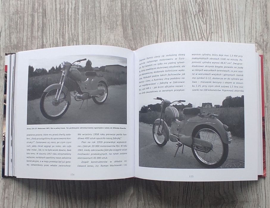 Motorowery w PRL książka Romet Shl