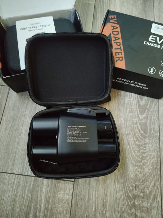 Перехідник адаптер CCS2 Tesla,CCS2-CCS1 guwieyg Швидкої зарядки Тесла