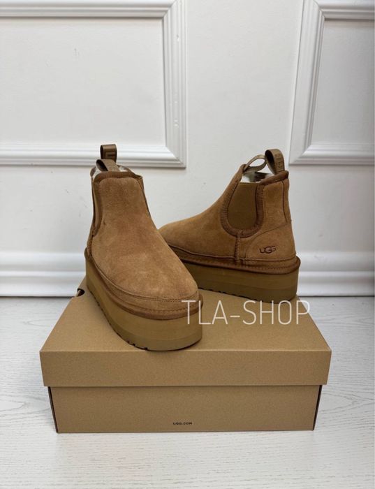 Угги Ugg Neumel Platform Chealsea жіночі уггі