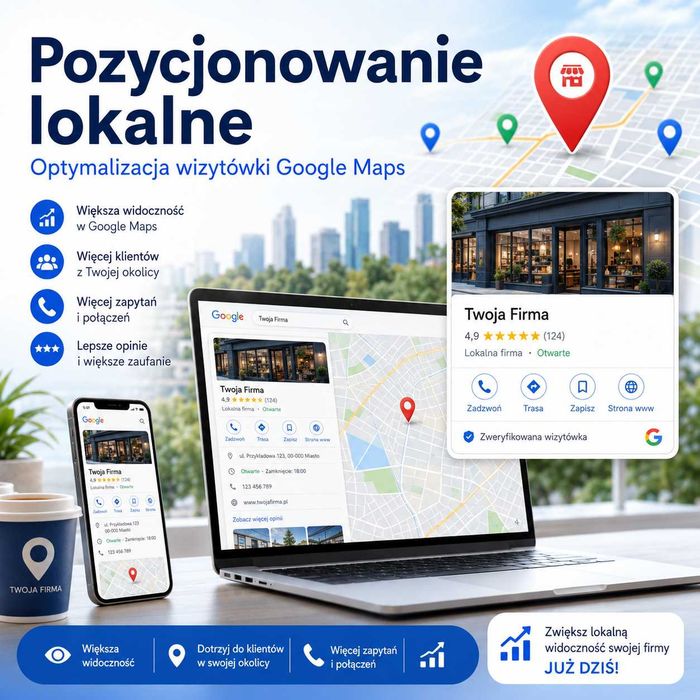 Pozycjonowanie lokalne i optymalizacja wizytówki Google Maps