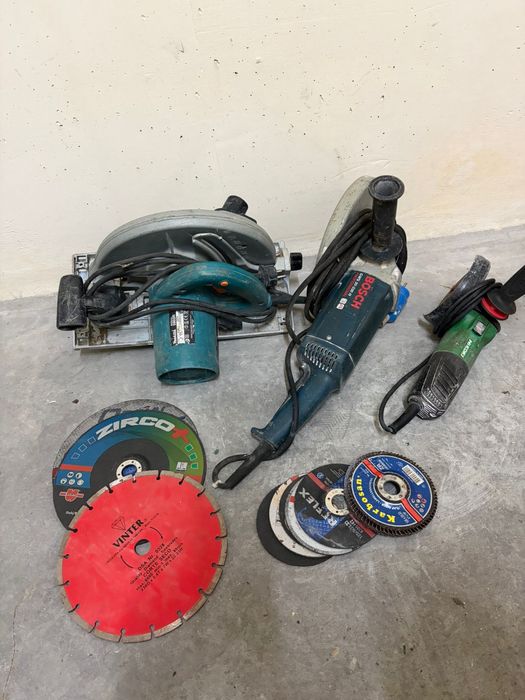 Lote Ferramentas Profissionais Makita / Bosch / Hikoki + Discos