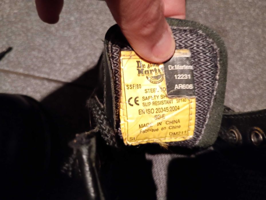 Dr Martens czarne długie 36-37.