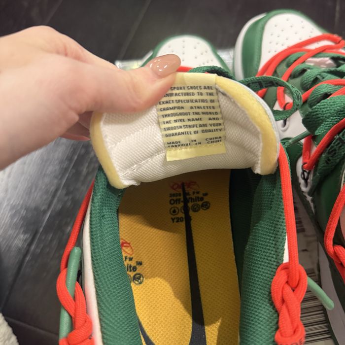 Оригинальные Nike Dunk Low x Off White, 46 размер, новые