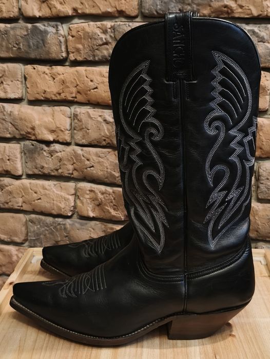 Kowbojki SANCHO skóra cowboy boots 44