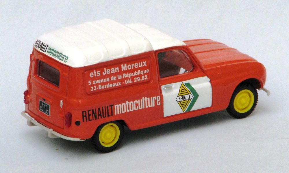 Renault 4 F4 Motoculture 1963 Norev 1/43 c/ caixa
