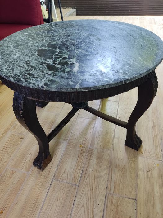 Stol przedwojenny marmurowy blat