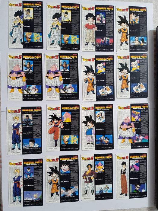 Cartas Dragon Ball Z - Memorial Photo