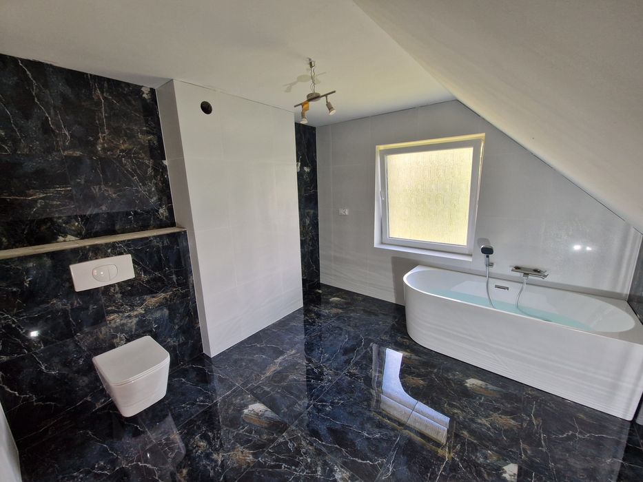 Wykończenia wnętrz, szpachlowanie, malowanie, glazura