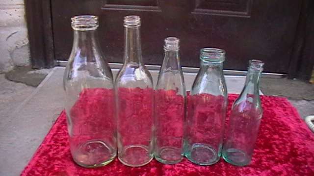 бутылка стеклянная СССР