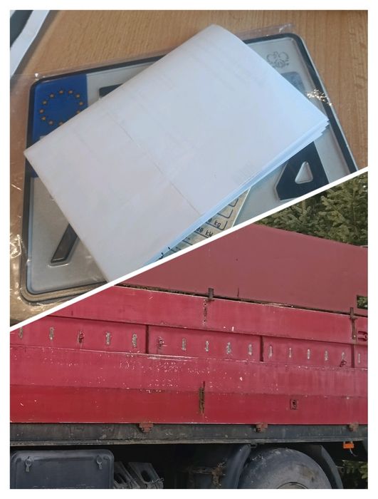 Pozostałości przyczepa Rama DMC 17 Ton rolnicza HL Autosan papier