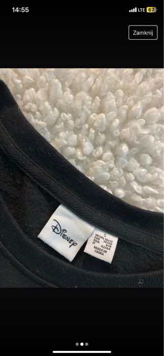 Czarna bluza Disney Primark r.S