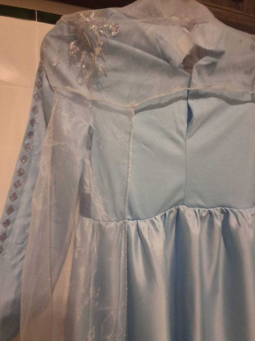 Carnaval_ vestido Princesa Elsa_ Frozen