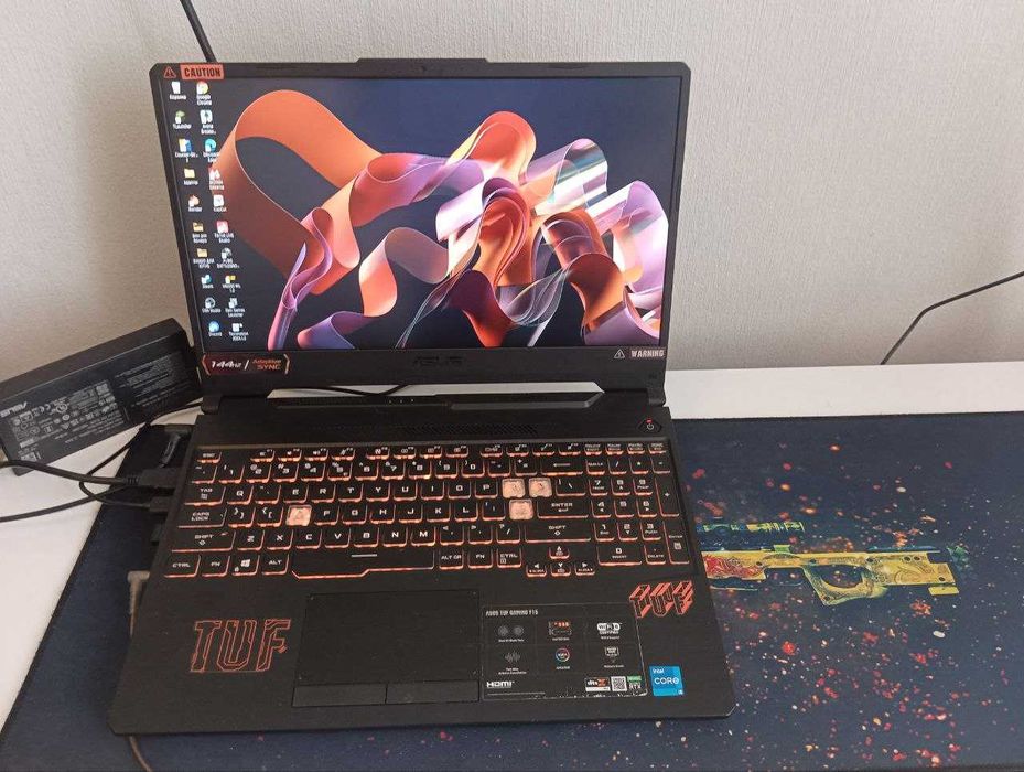 ASUS TUF GAMING F15 (FX506HCB), i5-11400H, RTX 3050, 16GB RAM, 512 SSD