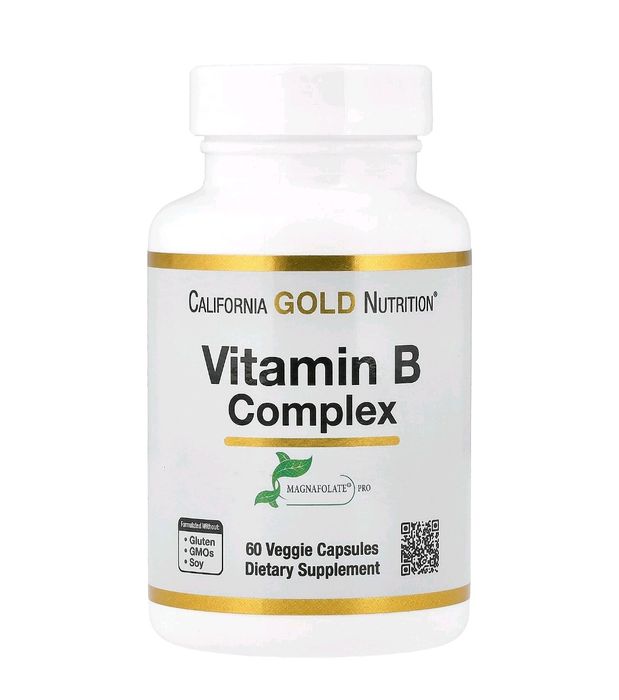 California gold nutrition, Vitamin B Complex, 60 cap