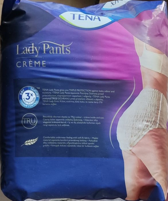 Уролог ічні труси Tena Lady Pants Plus для жінок Medium 9 шт Creme