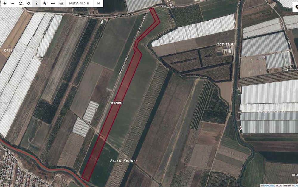 Элитный земельный участок 4.2 га в Белеке (Анталия) Турция