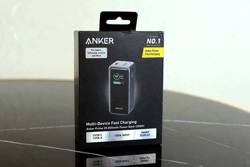 Anker Prime павербанк 20.000 mAh 200W [A1336], Новий запакований
