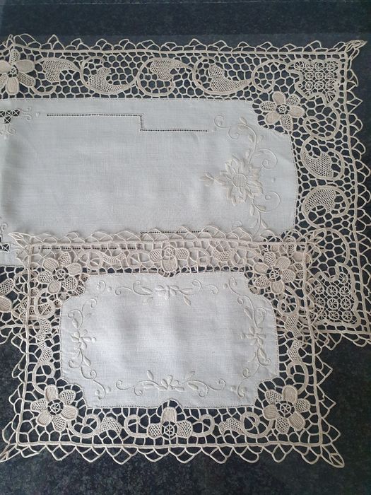 Conj. naperons de Burano