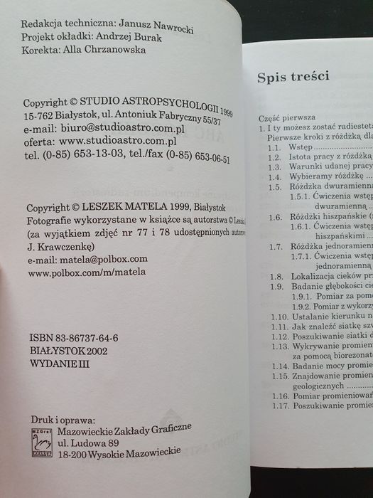 ABC różdżki Leszek Matela praktyka radiestezji