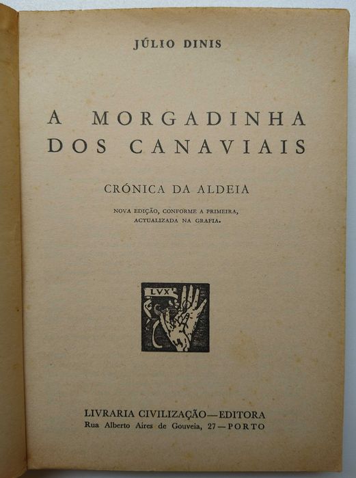 A Morgadinha dos Canaviais - Júlio Dinis
