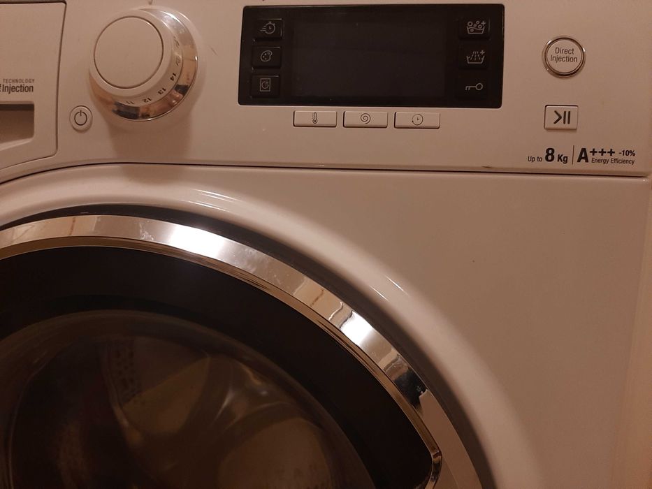 Pralka Hotpoint 8kg uszkodzone łożyska na części