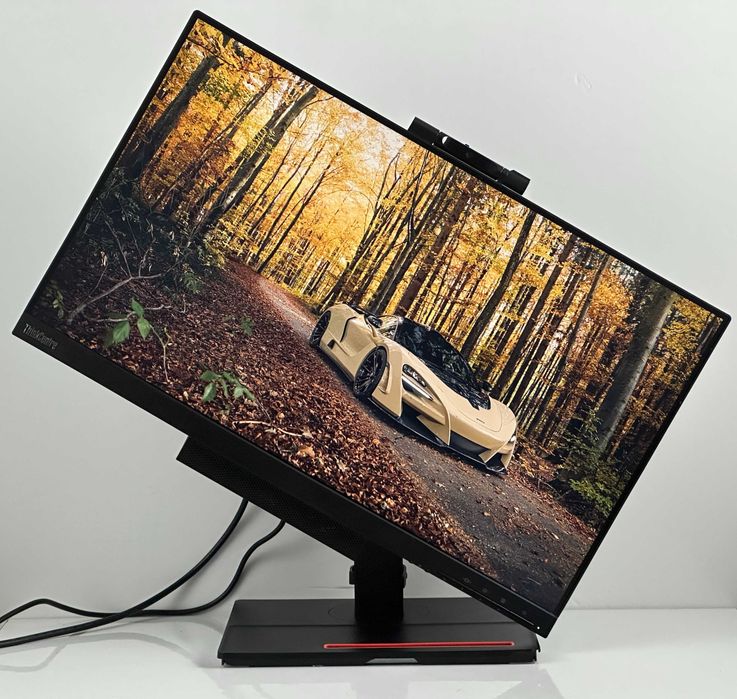 Mistrzowski Monitor Lenovo ThinkCentre Tio24 G4 FHD Głośniki Kamera + Zasilacz
