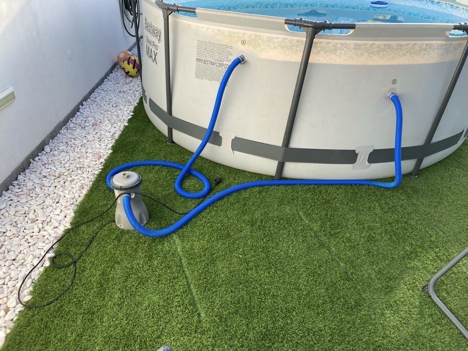 Piscina tubular 3,05m e 1m de altura