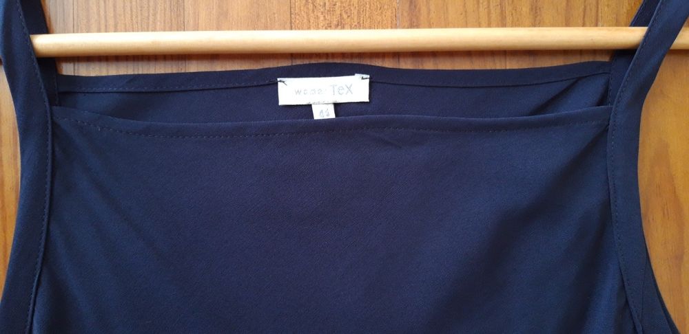 Vestido azul marinho de alças (Tamanho 44/L)