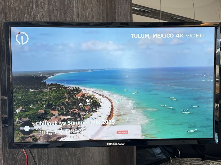 Telewizor do kampera - przyczepy megasat 24”