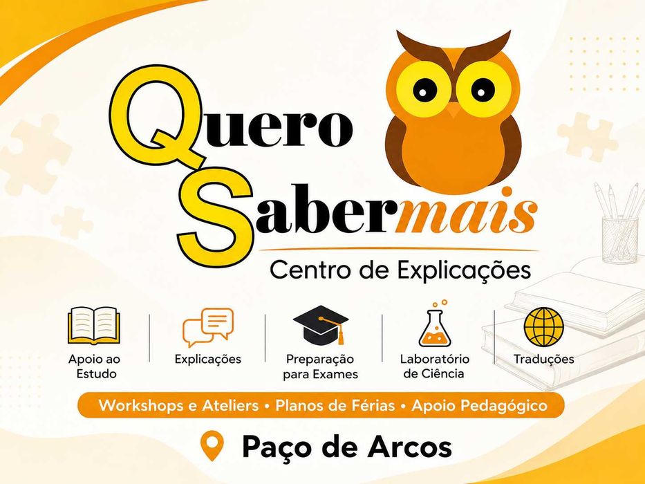 Explicações e Apoio ao Estudo | Paço de Arcos | 2.º Ciclo ao Ensino Superior