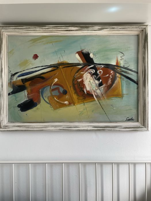 Quadro Pintura Abstrata Contemporânea