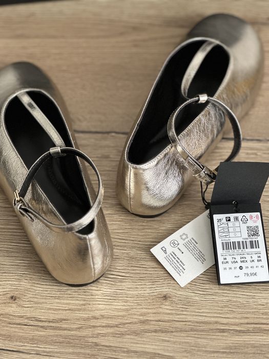 Балетки Massimo Dutti, 38 розмір