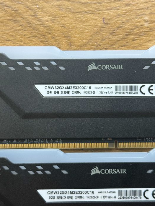 Corsair Vengeance RGB Pro 32 gb 2 x 16 gb гигабайт 3200 МГц частота DDR4 идеал гарантия оперативная память для пк модель CMW32GX4M2E3200C16