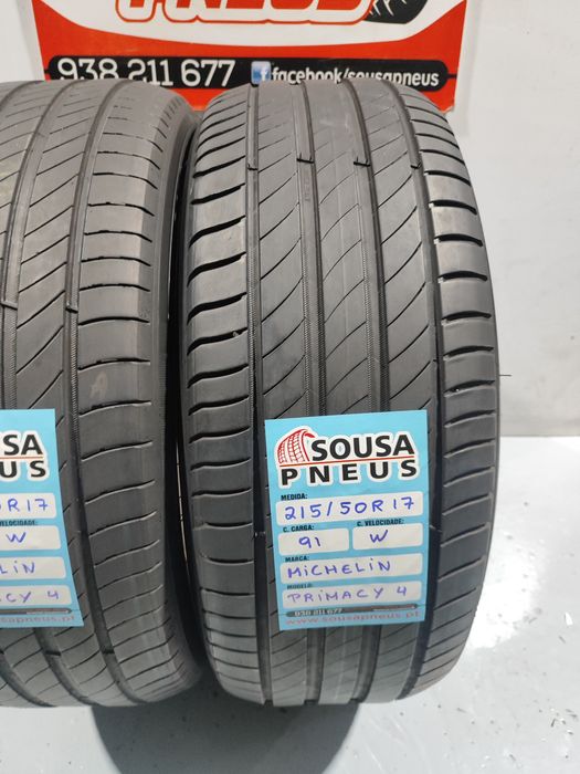2 pneus impecáveis 205-50R17 michelin - Oferta dos portes