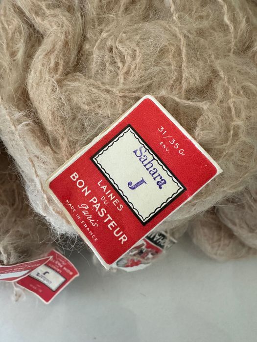 Novelos lã mohair beje - sahara