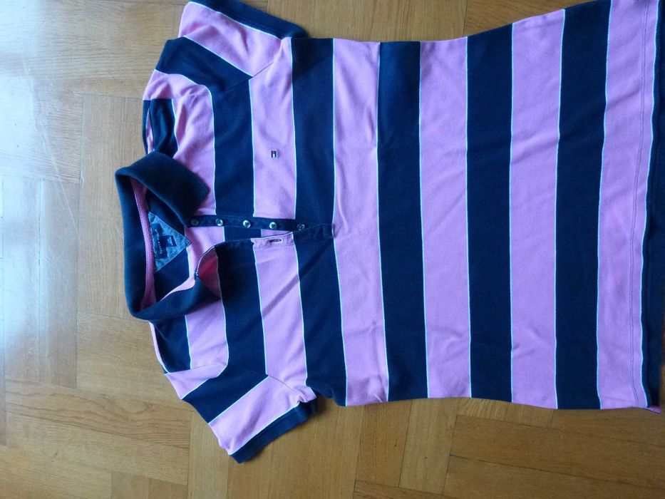 TOMMY HILFIGER polo damskie krótki rękaw oryginalne L/XL