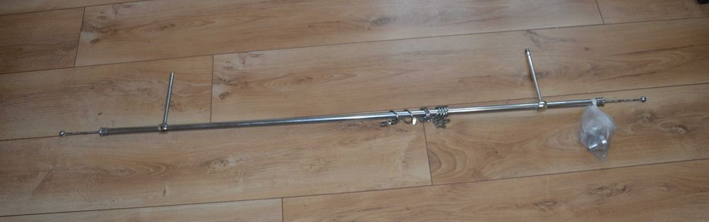 Karnisz srebrny 140 cm