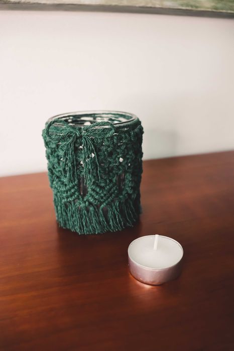 Luminárias em macramé - NOVO